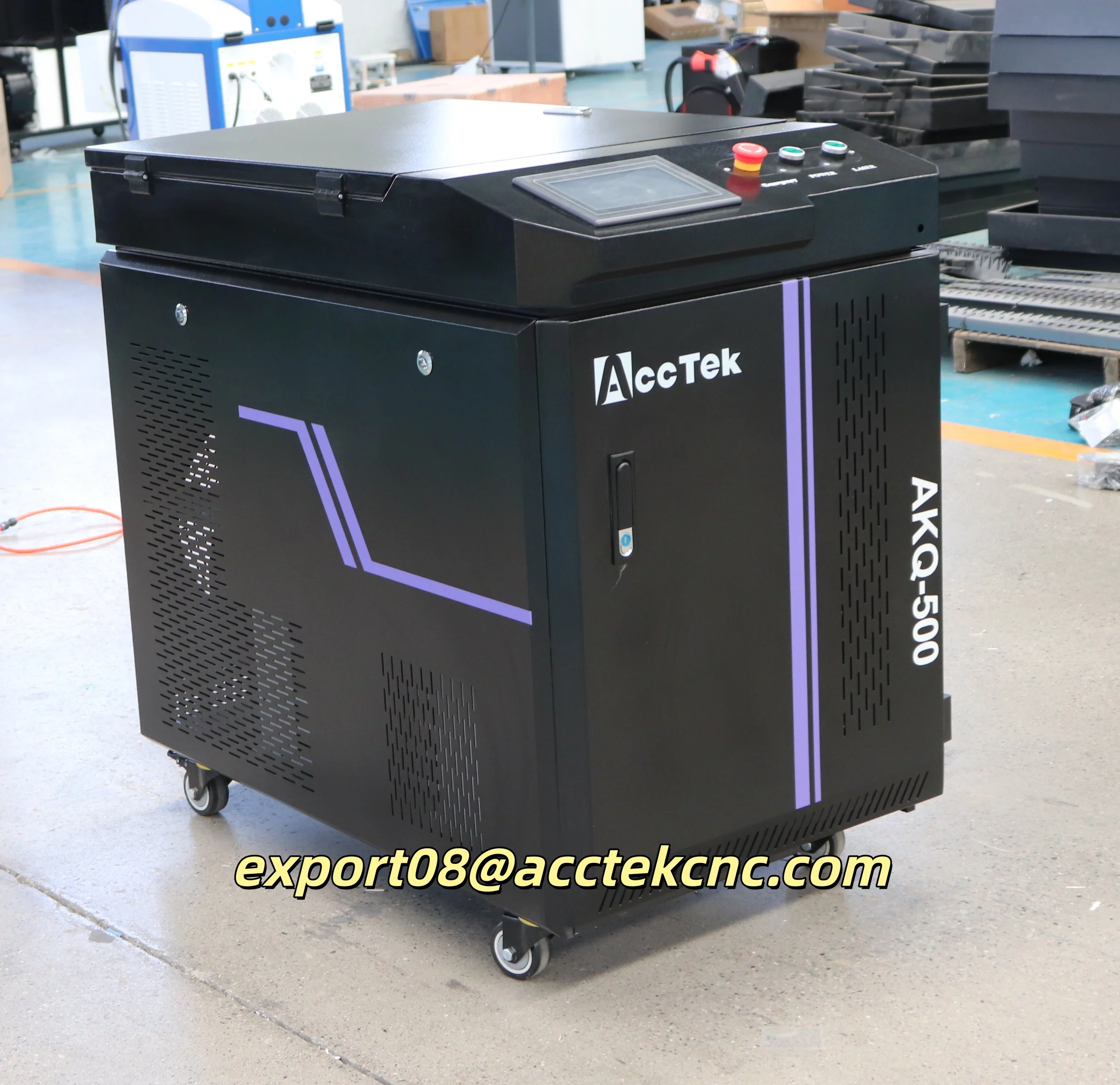 Powerful Pulsed Fiber Laser Cleaning Machine 500W Power Laser Cleaning Hand Tool Continue Laser for Laser Rust Cleaning Home