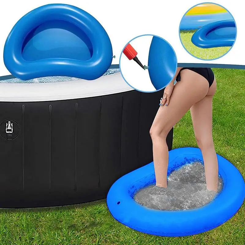 Inflatable Pool Foot Bath Soaking Pool Footbath Foldable Foot Bath Basin Washing Swimming Pool Accessories Clean Feet Pedicure