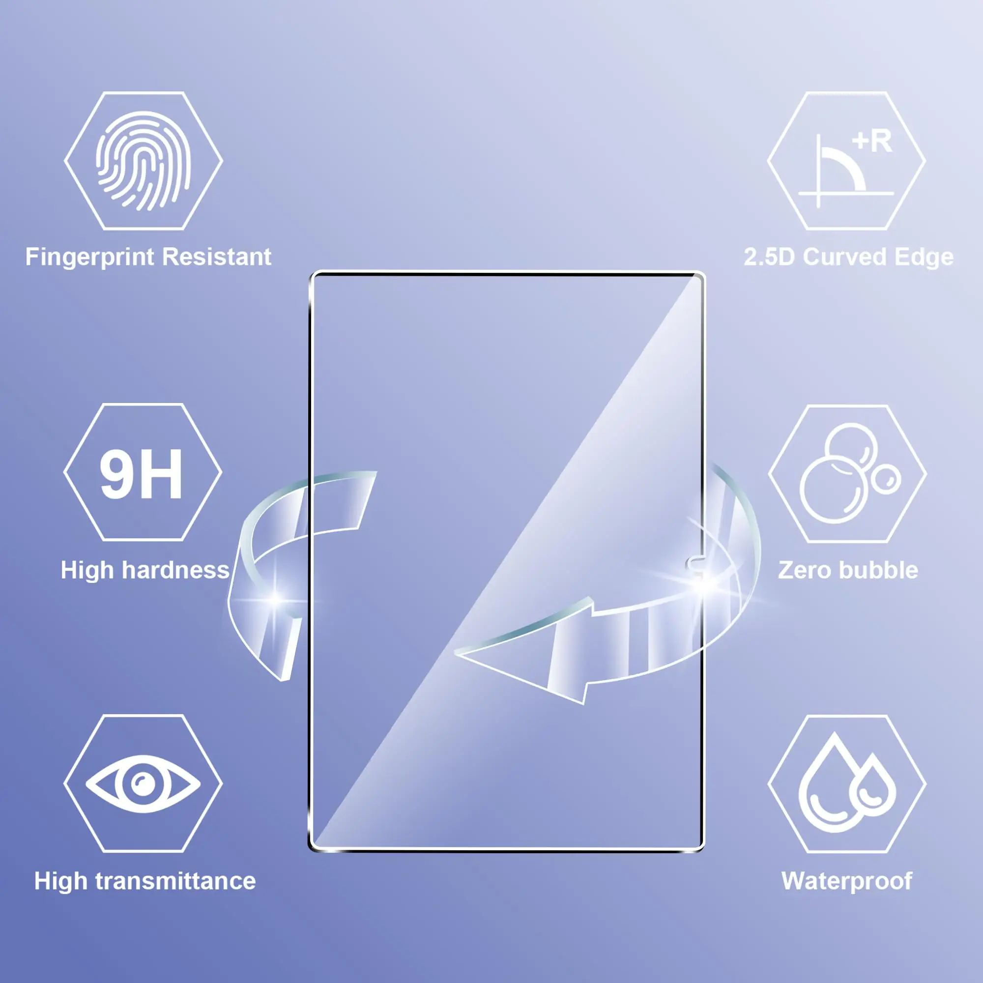 Verre trempé pour Lenovo Legion Y700 Gen 3/Gen 2, 8.8 "2520/2023 libéré TB-321FU/TB-320FC Film de protection d'écran