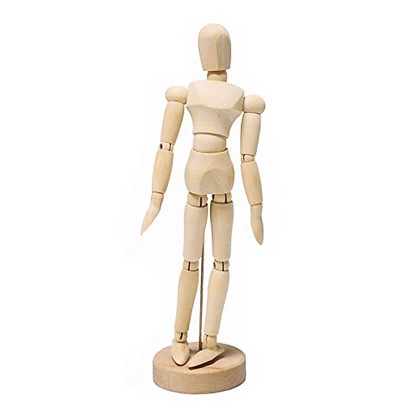 

Wooden Drawing Draft 14 Various Poses Produced Drawing Material Movable Model Doll 14 Cm