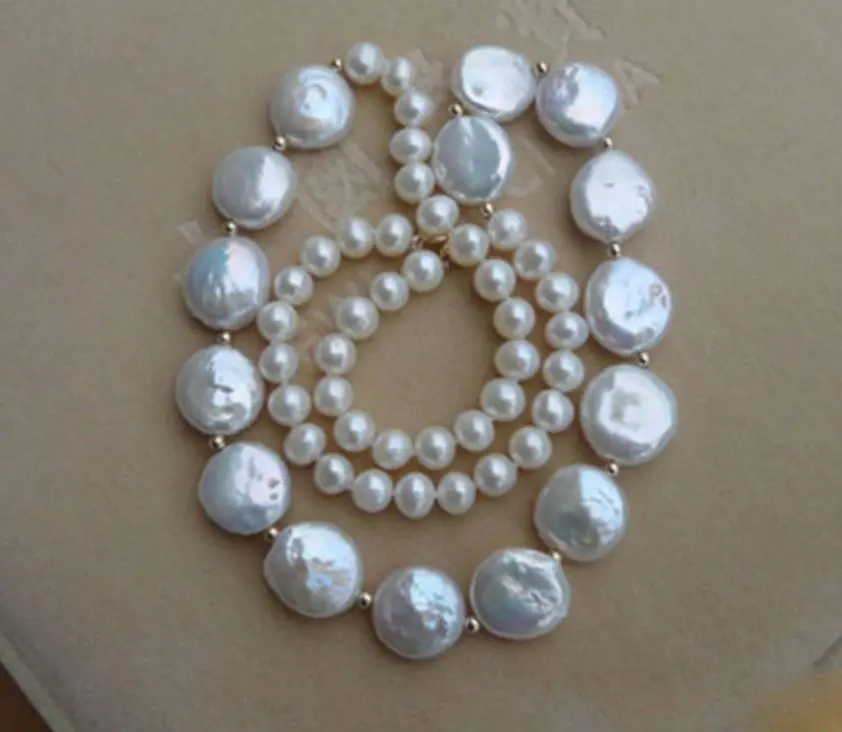 

20'' 8-9MM 12MM AKOYA AAA++ SOUTH SEA WHITE PEARL NECKLACE