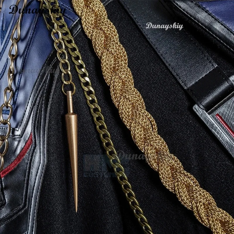 DY20Love and Deepspace Caleb Cosplay Costume Wig Farspace Colonel Uniform Trench Hat Halloween Party for Women Men Carnival Prop