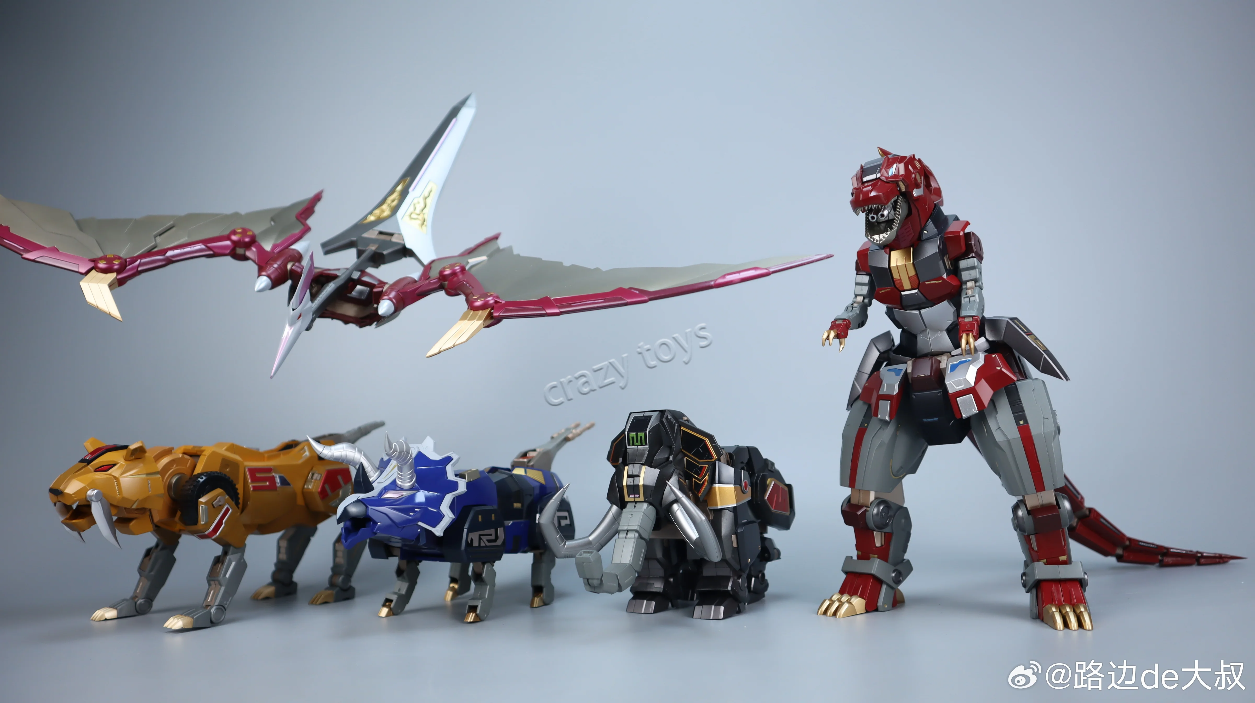 【En stock】ZHA LIE MODEL ZL-01 ZL01 DaiZyuJin Dragon Caesar 3.0 Ver. Figurine d'action Mighty Morphin Power Team