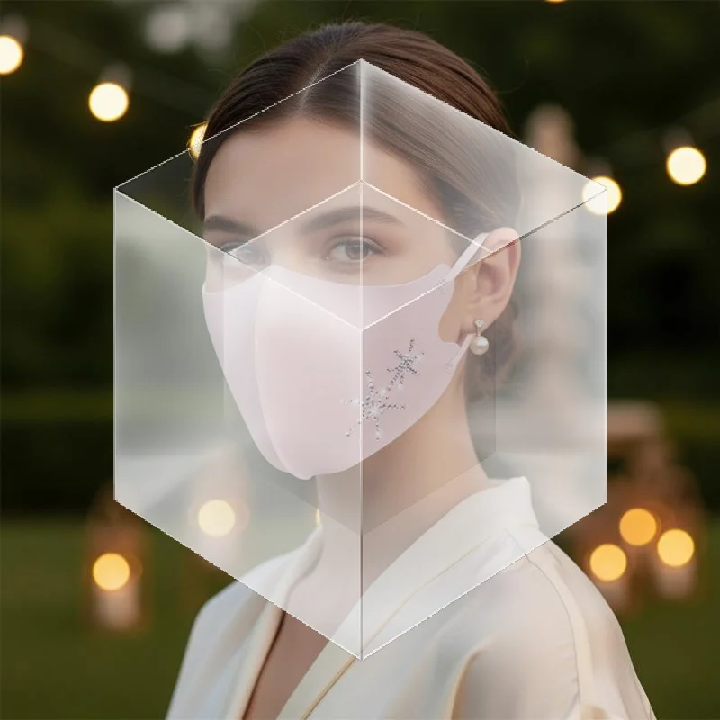 Breathable Ice Silk Anti-UV Mask Traceless Comfortable Fit for Sports Seasons