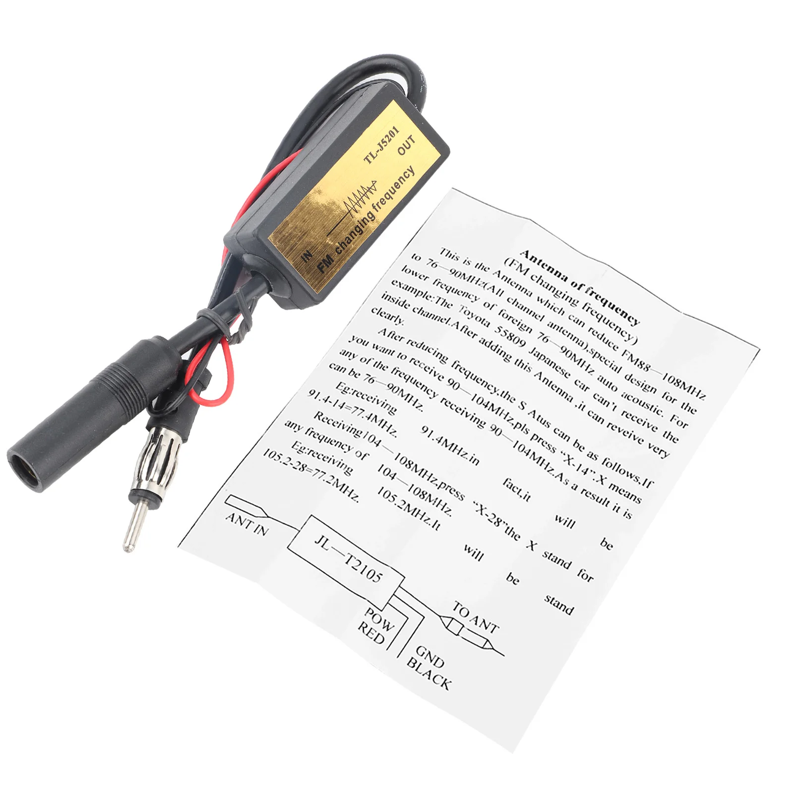 Car Frequency Antenna Radio FM Band Expander For Japanese Autos Car Frequency Antenna