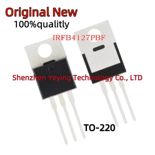 10 Stück Irfb4127Pbf Irfb4127 To-220 Neuer original importierter Feldeffekttransistor Mosfet N-Kanal-Röhre 200 V 76 A