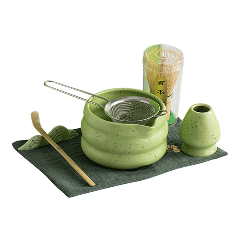 

HOT-Matcha Green Tea Whisk Teaware Japanese Ceremony Bamboo Chasen Tea Tool Tea Brush Exquisite Matcha Kit For Teaset