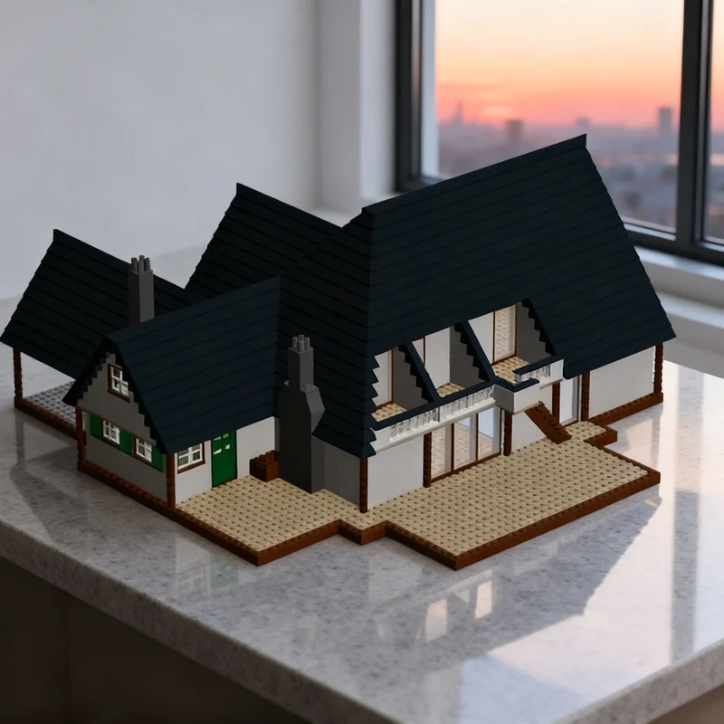 

2908pcs MOC Country Lodge Creator Expert Model Building Blocks Construction Christmas Gifts Toy Creative DIY Idea Architecture