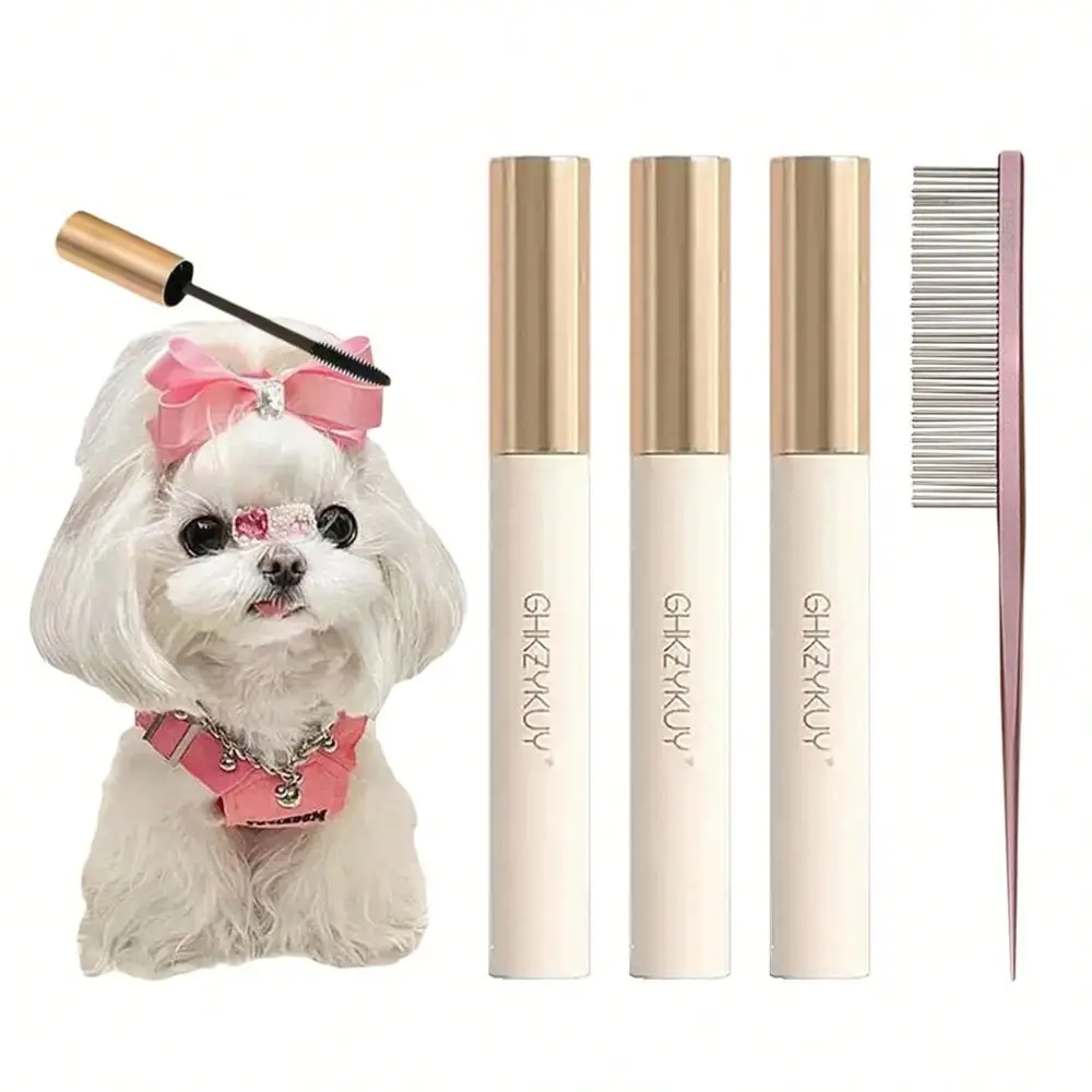ROSA Pet Styling Gel Facial Hair Care Kit Hypoallergenic Grooming Set For Eyelashes Amp Nose Stray Hairs, Formula For Yorkie Ma