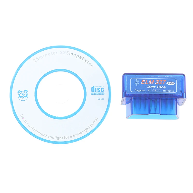 Super MINI ELM327 V2.1 Bluetooth-Compatible PIC18F25K80 Chip Works for Multi-Cars ELM 327 V 1 5 OBD2 CAN-BUS Diagnostic Tool