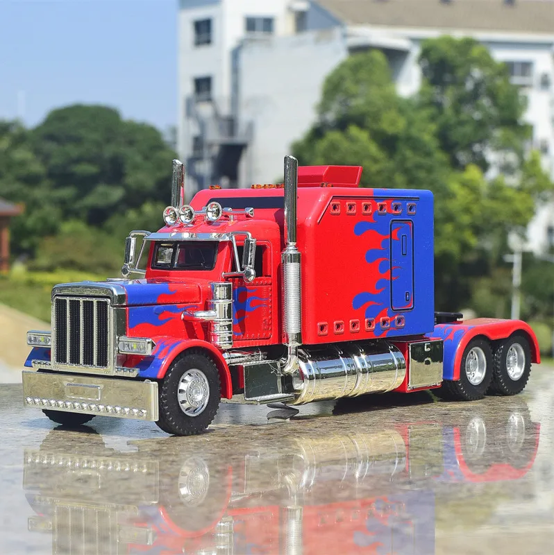 1/24 New Arrival Special Price Diecast Metal American Heavy Truck Car Model Furniture Display Collection Toys For Children