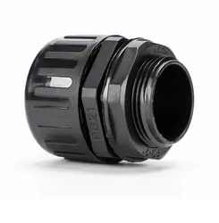 AD10-AD54.5 Wire Connector for Flexible Corrugated Pipe Nylon Cable Gland Waterpoof IP68 black conduit adaptor