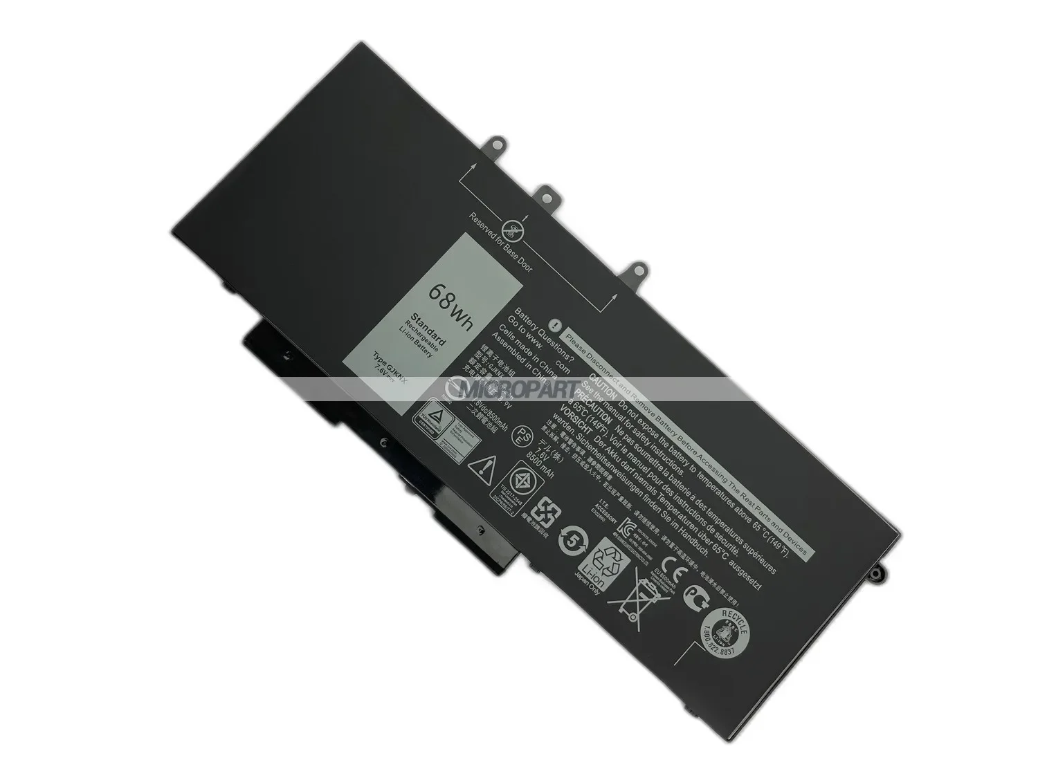 Imagem -03 - Gjknx-bateria do Portátil para Dell Latitude 68wh Substituição Spare Bateria de Longa Duração Dell Latitude E5280 E5288 E5480 E5580 Precision 3520 3530 7.6v