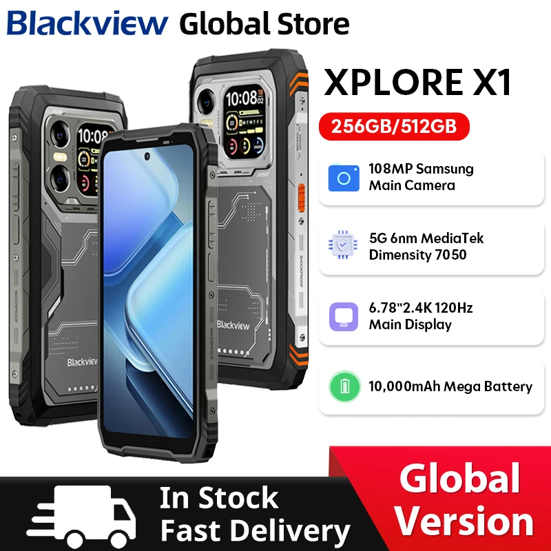 Blackview XPLORE X1 5G Rugged Phone 6.78