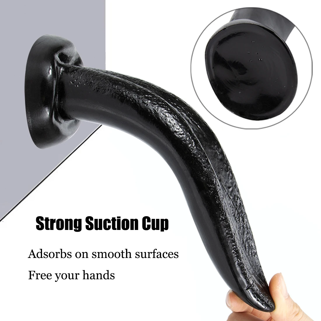 Realistic Tongue Dildos with Suction Cup Soft Anal Plug Huge Penis Erotic Dick Butt Plug Sex Toys Phallus for Women Masturbation