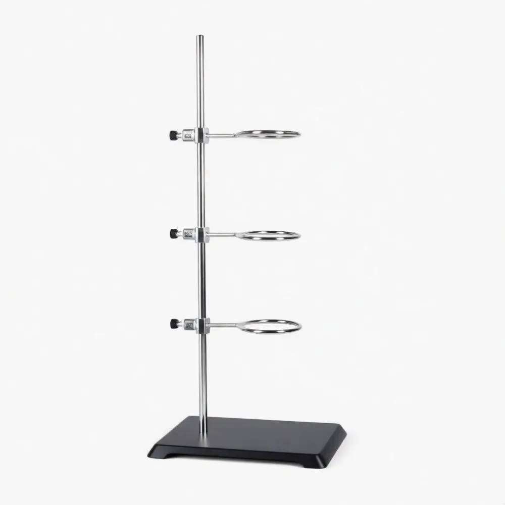 Chemistry Laboratory Iron Stand Set Titration Support Holder Education Research Use Durable Desktop Platform Mounting Fixing Dev