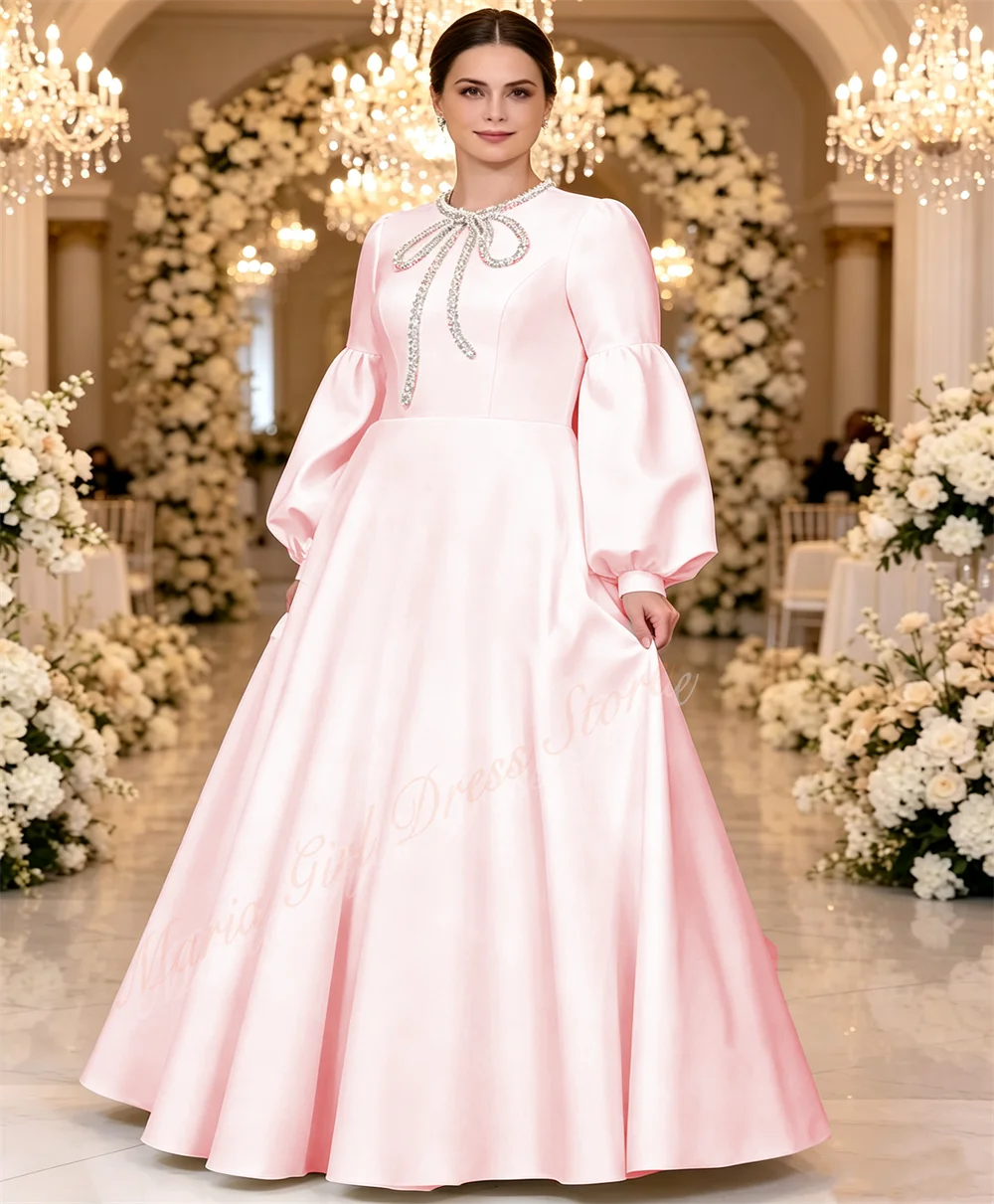 Luxury 2026 CustomYoung Girl Party Dress for Special Occasion Wedding Bridesmaid Banquet Birthday Teen Long Style Gowns