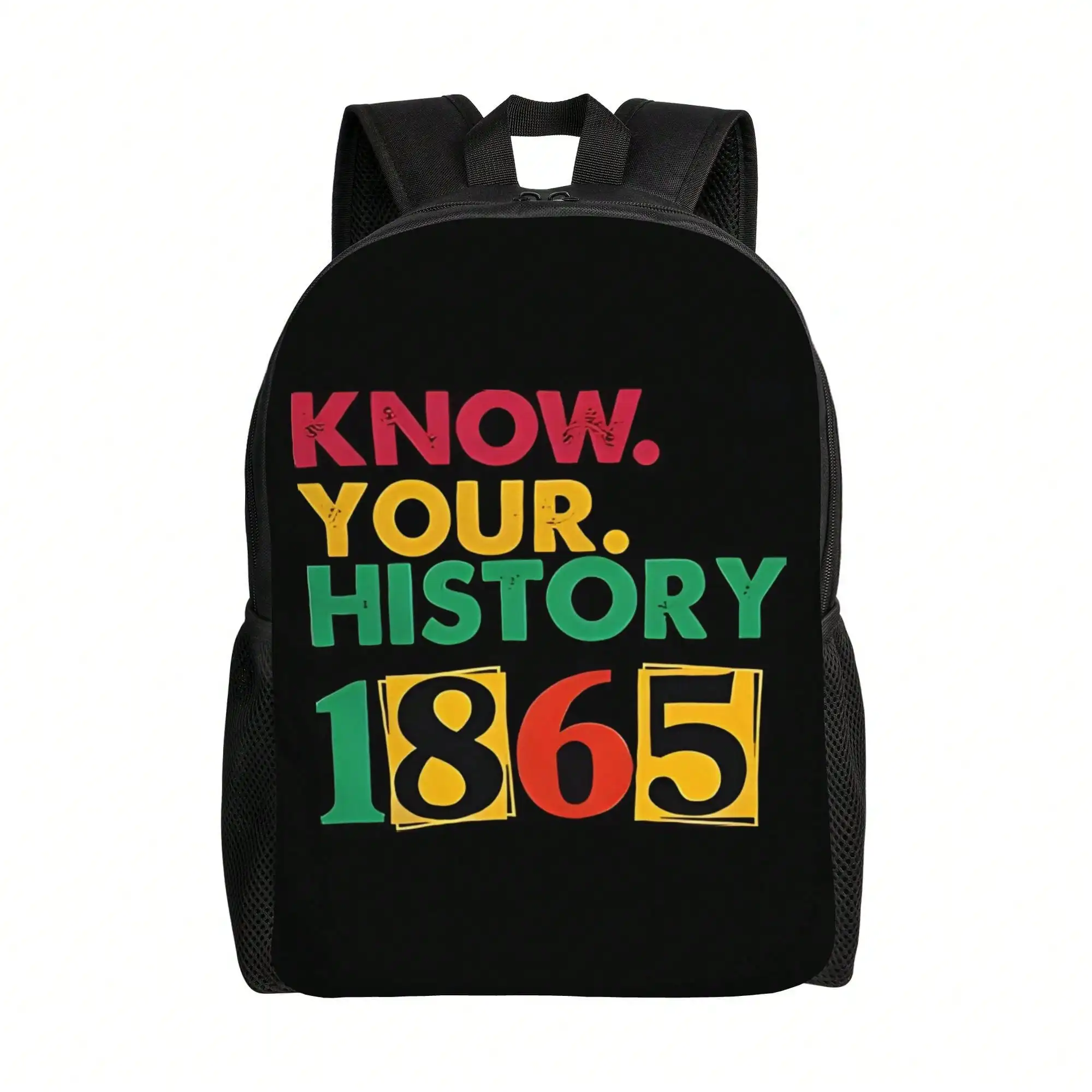 

Casual Know Your History Storage Bag Campus Retro Washable Office Workers Handbag For Gifts Back To School Season, For Teenager, For Teenager