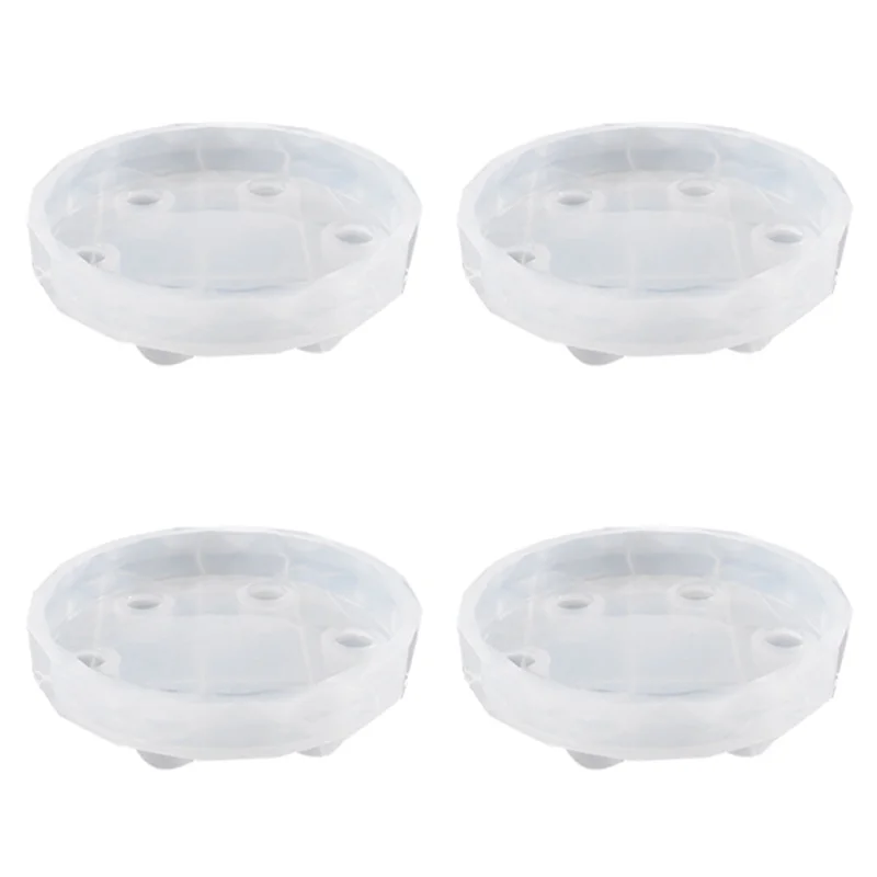 

CYL-4X New Creative Mini Resin Table Mold Silicone Mold Epoxy Mold Exhibition Table Mold DIY Crafting Tools(Molds Only)