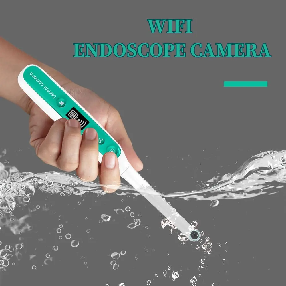 HD WIFI Visual Endoscope Camera Intraoral Camera Home Care Tool with 6 LED Lights for Individuals Pet
