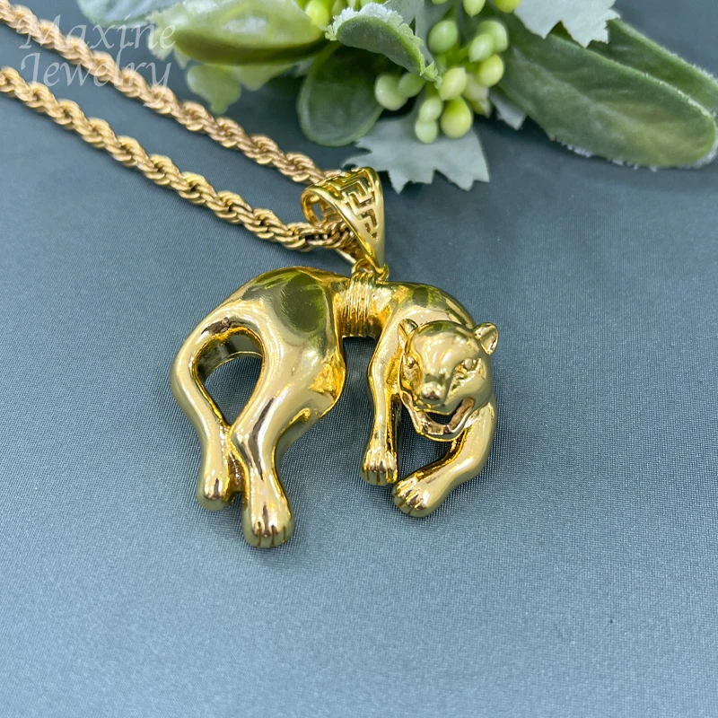 Animals 18K Gold Plated Jewelry Sets for Women Arabic Wedding Ethiopian Bridal Dubai Necklace Earring Jewellery Party Gift