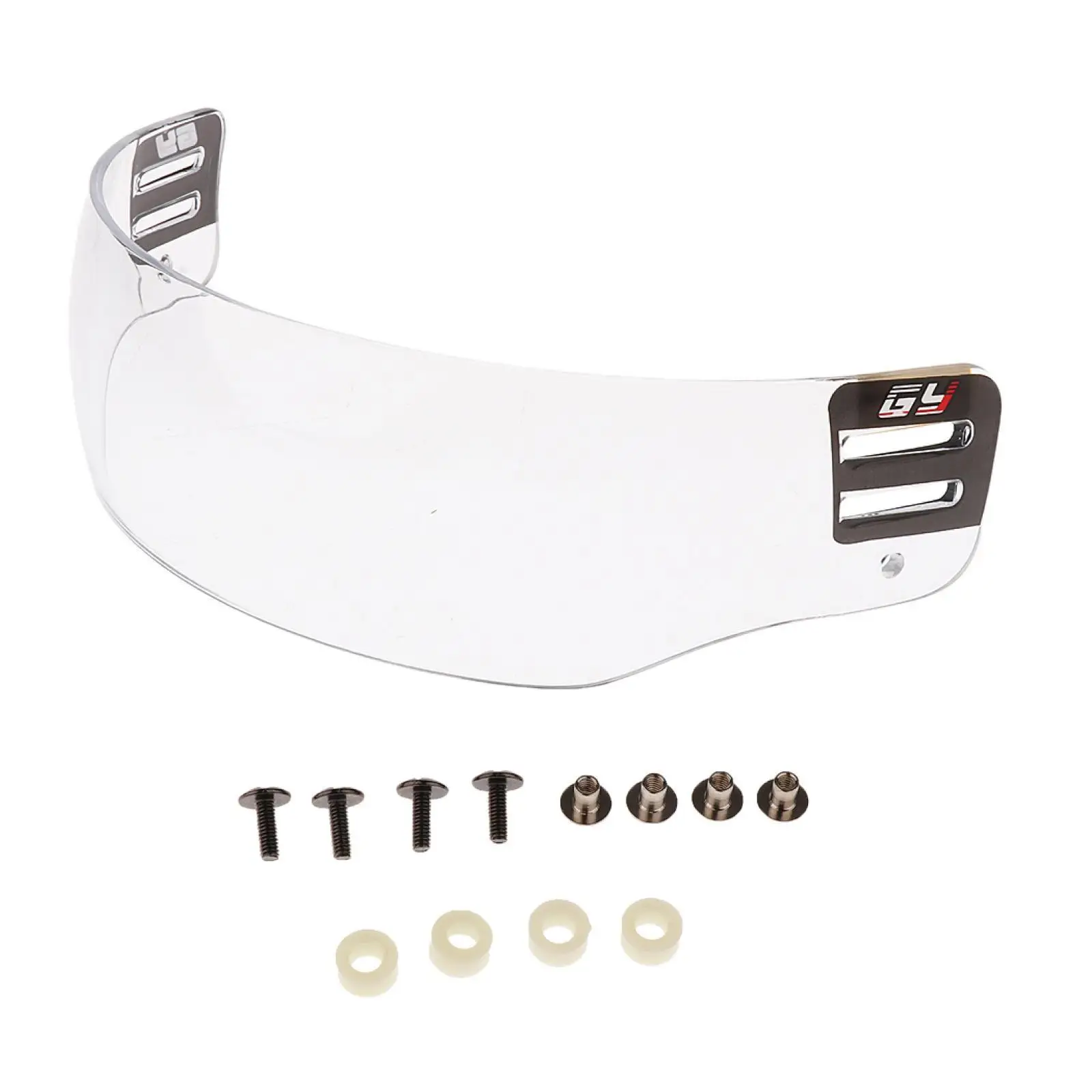 Quality Polycarbonate Ice Hockey Face Shield Anti-scratch Hockey Visor for Ice Hockey Helmet