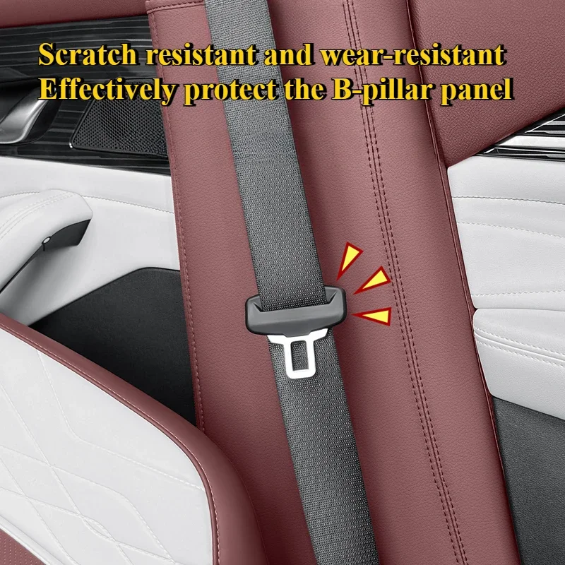 For Geely Monjaro Xingyue L Center Pillar Anti Kick Pad Leather Thickened B-pillar Protective Cover Interior Stickers Decoration