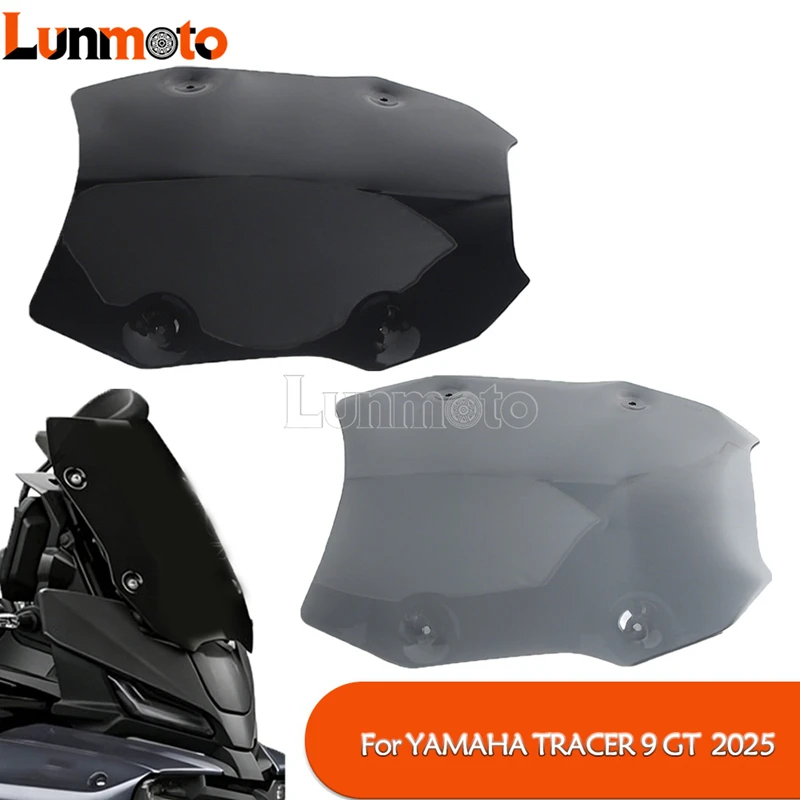 Motorcycle Sport Touring Windshield For Yamaha Tracer 9GT GT+ Y-AMT 2025 Polycarbonate Hassle-free Wind Deflector OEM Windscreen