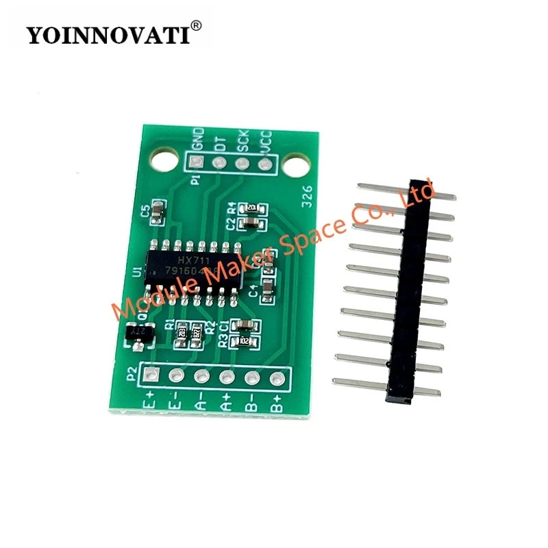1/5/10pcs HX711 Weighing Sensor Module 24-Bit Precision ADC for Arduino, Dual-Channel for Load Cells, DIY Electronic Scale Kit