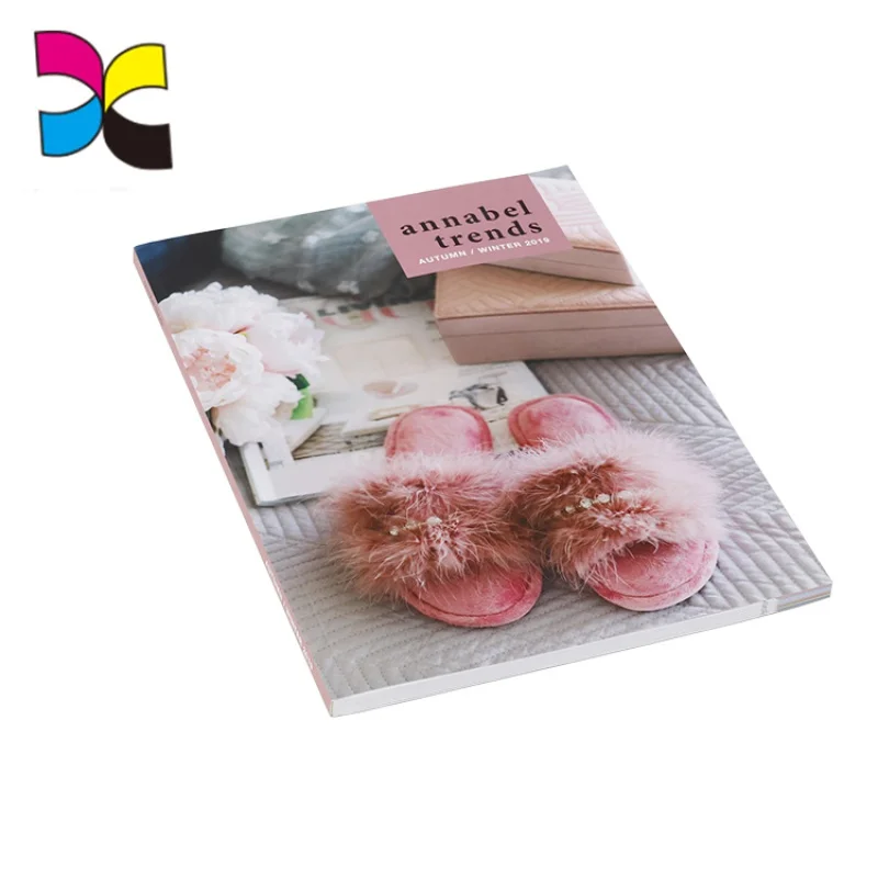 

customized softcover perfect binding customized color printing A4 Life product introduction magazine