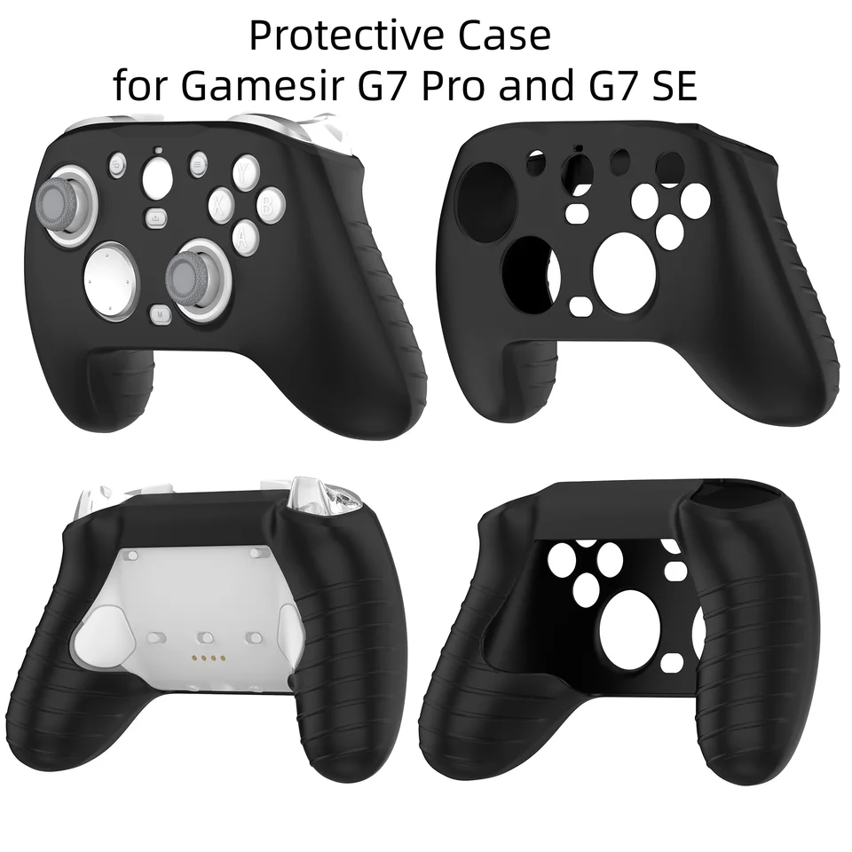 Funda para Gamesir G7 Pro/Gamesir G7 SE, protección ligera completa anti-rayas, cubierta trasera de silicona suave para consola de juegos 4