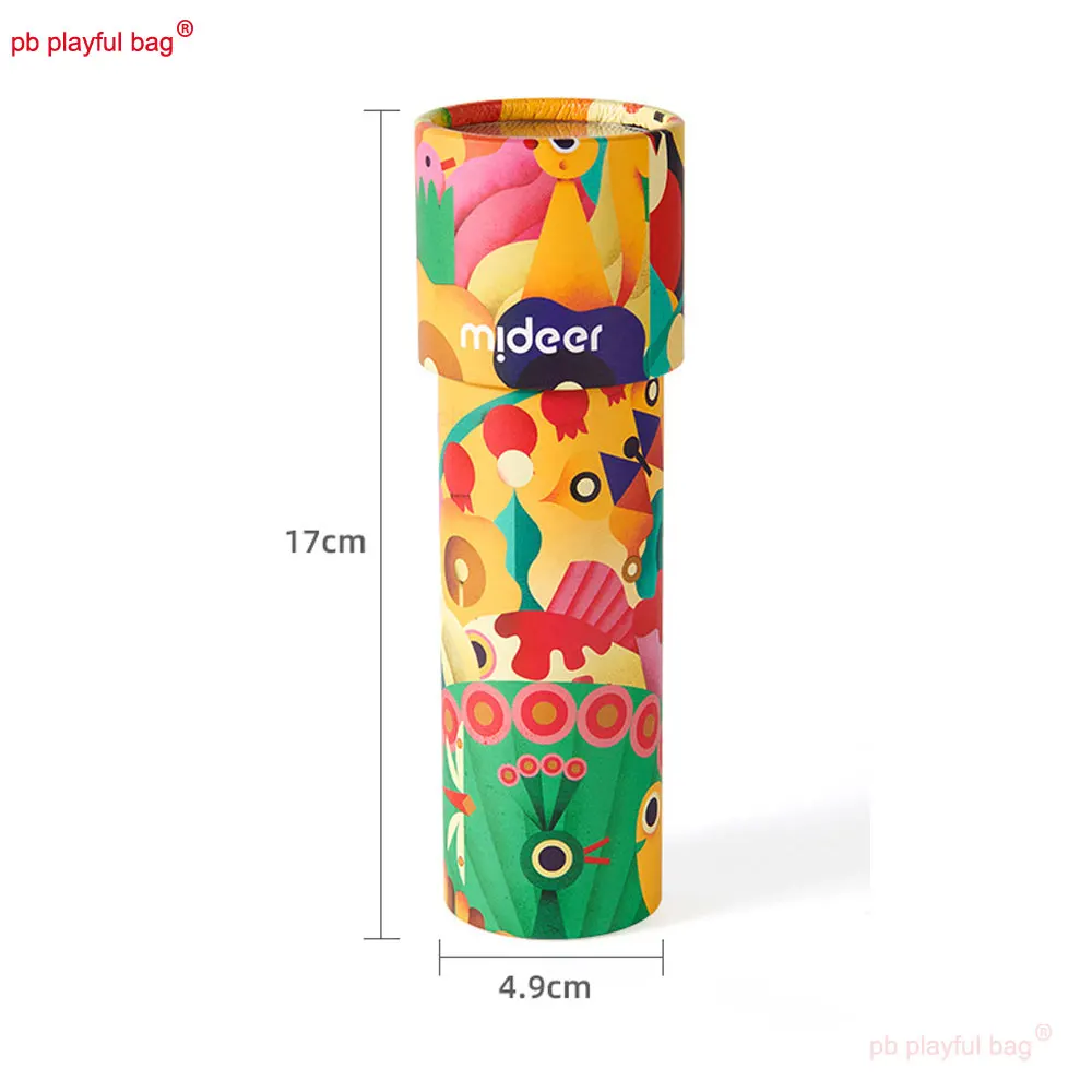 Kaleidoskop Spielzeug Geburtstags geschenk rotierende kreative vielseitige Kunst Prisma Puzzle Spielzeug bunte optische Spaß Cartoon Tiere zg227