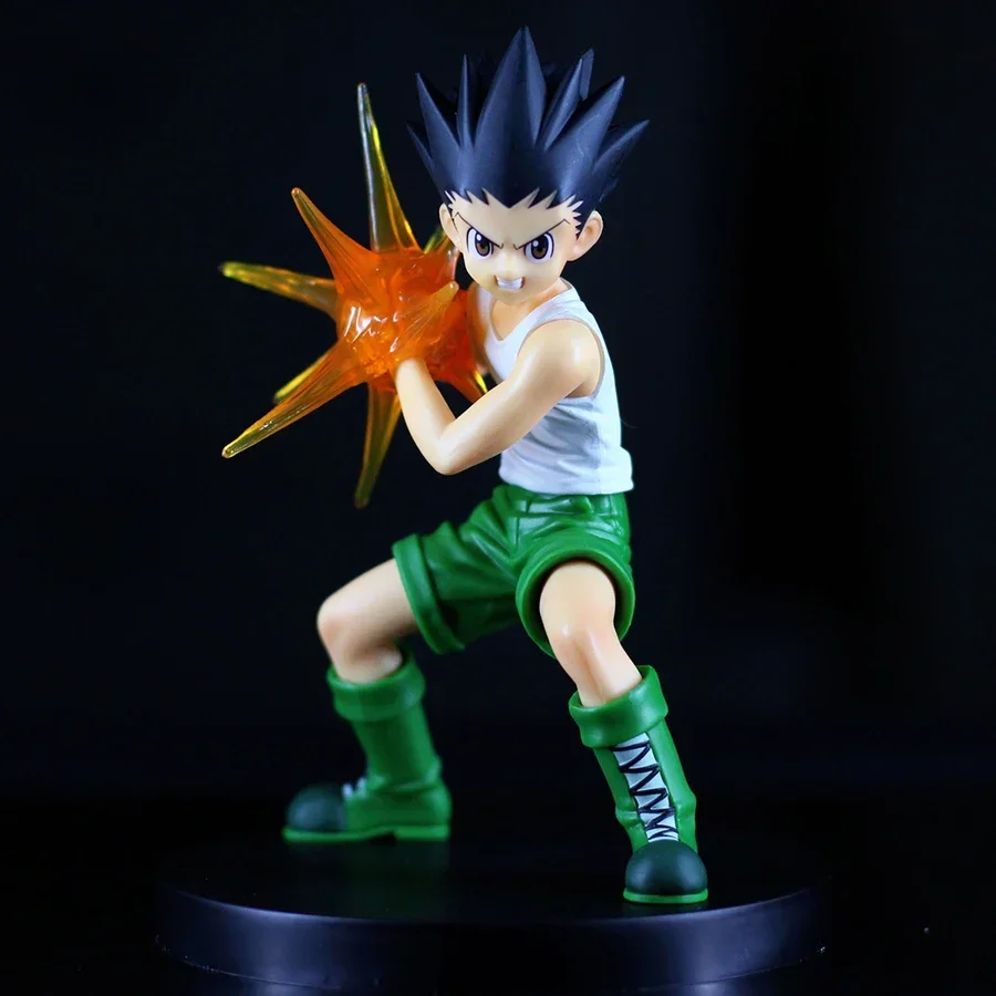 Original Bandai Banpresto Hunter×Hunter Anime Figurines Gon Freecss Action Figureของเล่นสะสมของขวัญสต็อก
