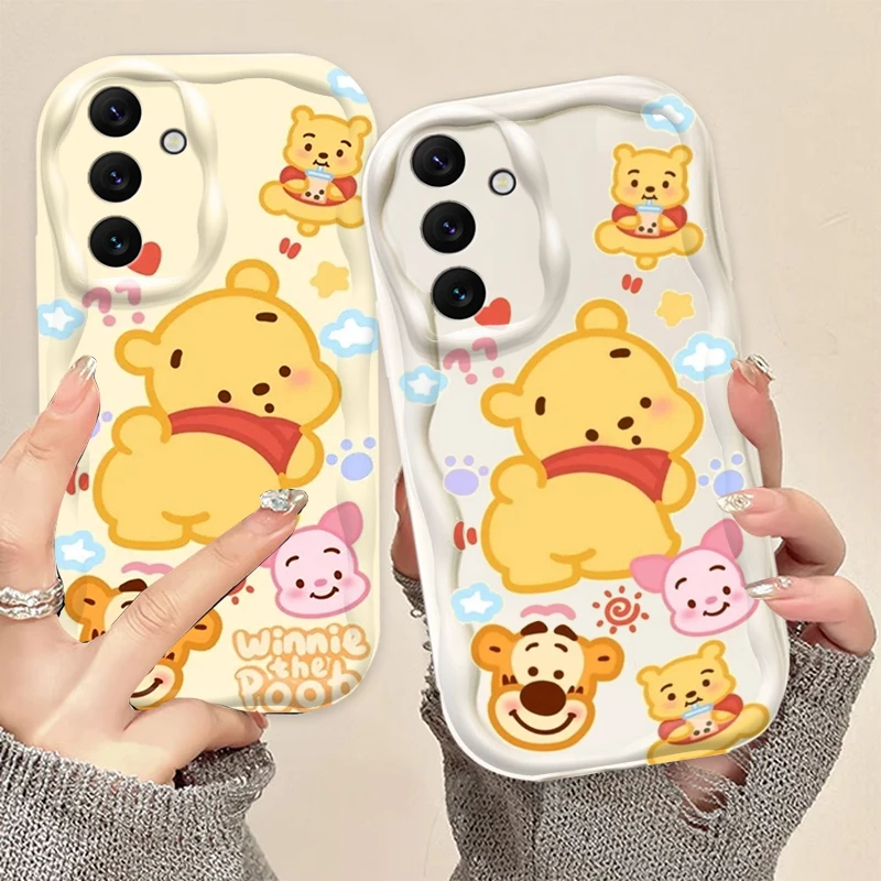 

Disney Rainbow Winnie Bear For Samsung A55 A54 A53 A52 A35 A34 A33 A32 A25 A24 A23 A22 A21S A15 A13 A14 5G Wave Oil TPU