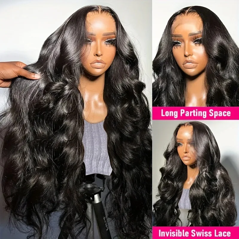 Perucas de Cabelo Humano com Ondas Naturais e Renda Frontal 13x6 HD, Perucas de Cabelo Humano com Renda Frontal 5x5 HD e Fechamento de Renda para Mulheres em Promoção