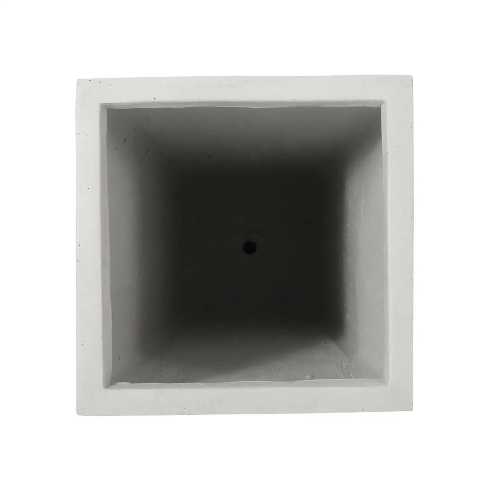 

Modern Garden Pots Planters Matte White Metal Oxide Large Capacity Patio Planter for Outdoor Backyard Decoration