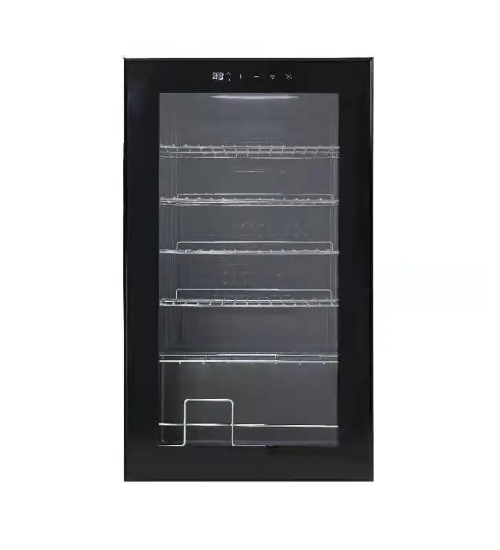 خزانة النبيذ ذات درجة حرارة ثابتة OEM حاشية من الفولاذ المقاوم للصدأ، كمية كبيرة، سعر ممتاز، مبرد بالهواء وخالي من الصقيع #5