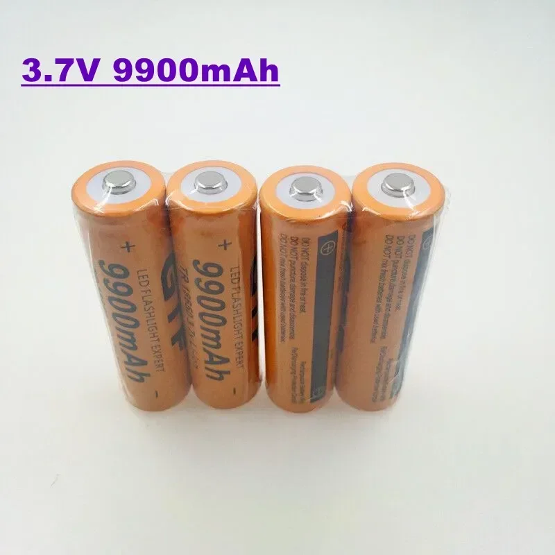 18650 battery 3.7V 9900mAh rechargeable liion battery for Led flashlight Torch batery litio battery