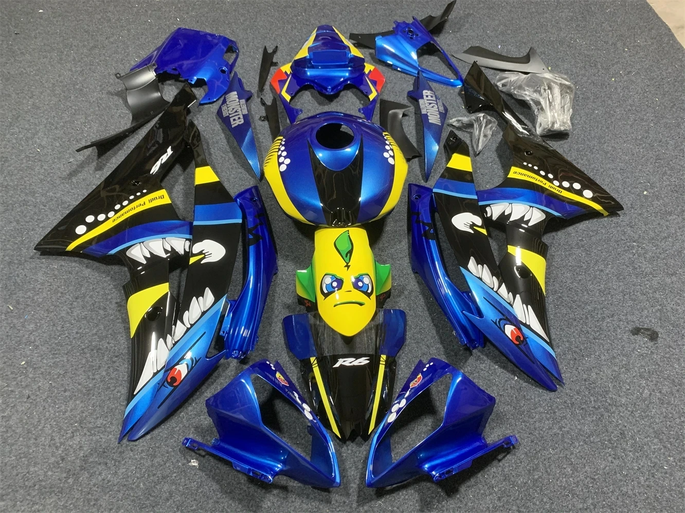 New ABS Fairings Kit Fit For YAMAHA YZF- R6 08 09 10 11 12 13 14 2008 2009 2010 2011 2012 2013 204 2015 2016 Bodywork Set Shark