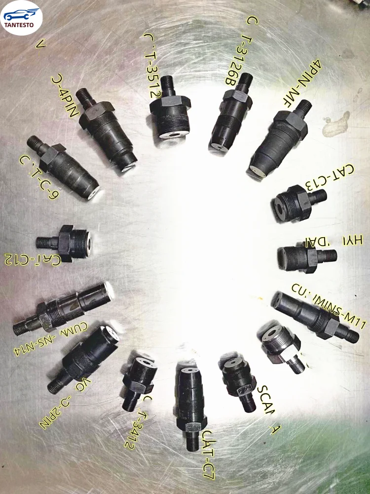 14PCS EUP EUI HEUI Injector Opening Pressure Test Adaptor joint For C7 C9 C10 C12 C13 C18  M11 N14 DEPHII E1 E3 SCANIAA VOVO