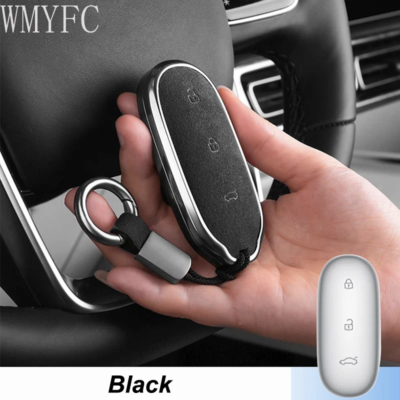 Car Key Case Cover Li Auto Smart Remote Holder Keychain Bag Protection Shell Accessories For Lixiang LEADING IDEAL L7 L8 L9 2023