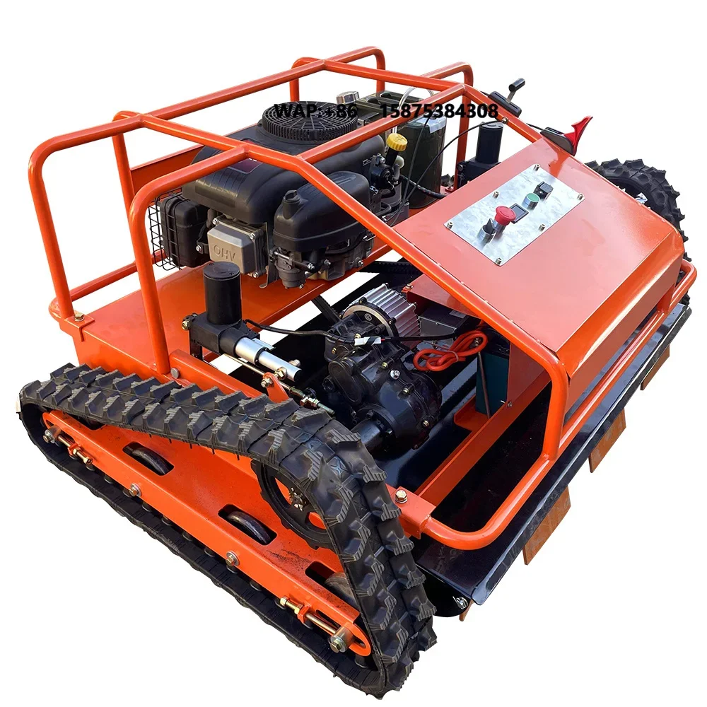 New Design Garden Use High Tip Self Propelled Industrial Remote Control Grass Lawn Mower