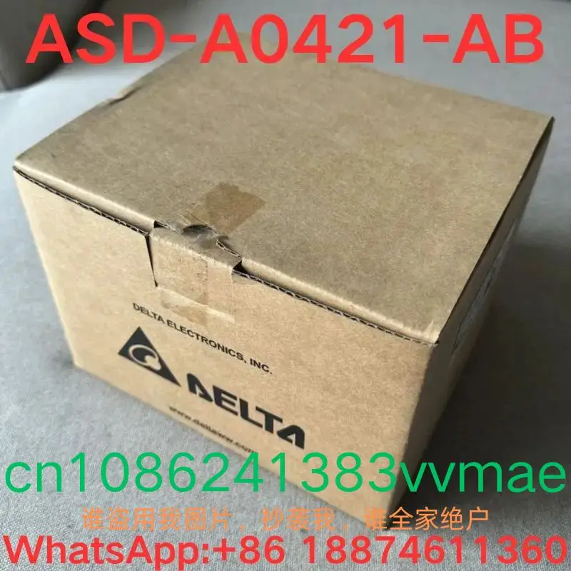 Brand New, o Servo Drive é apenas descompactado, ASD-A0421-AB