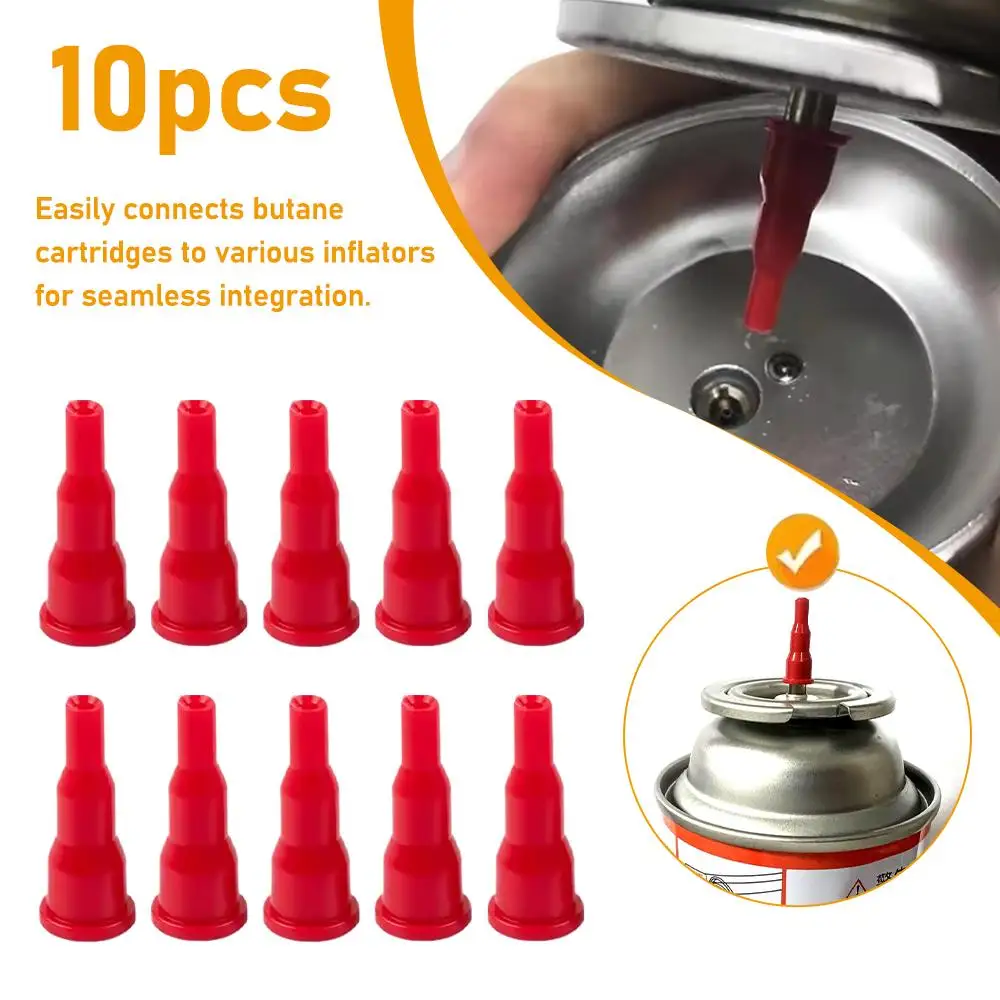 5/100pcs Convert Cassette Tank Into Inflatable Lighter Spray Gun Universal Gas Refill Head Reusable Butane Nozzle Adapter