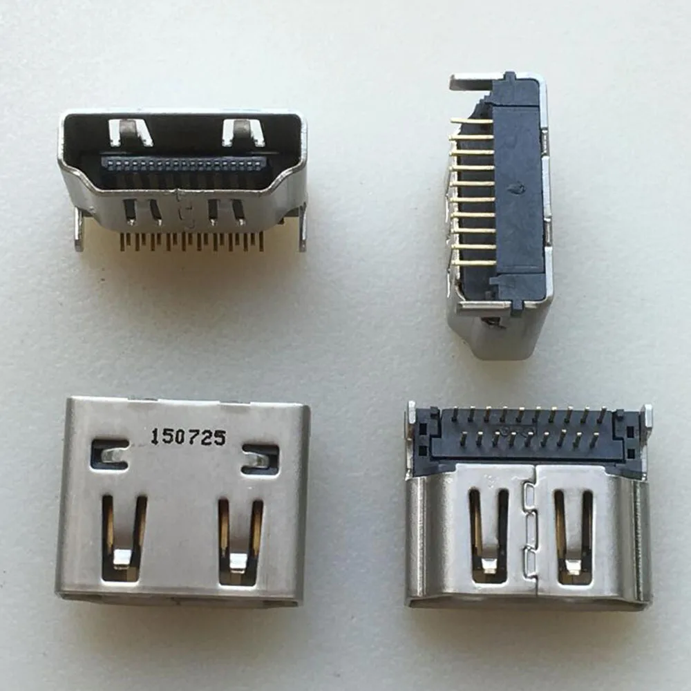 10PCS connettore Jack femmina compatibile HDMI 19 PIN 19 P ad angolo retto SMT SMD 90 gradi HD 19 PIN interfaccia presa