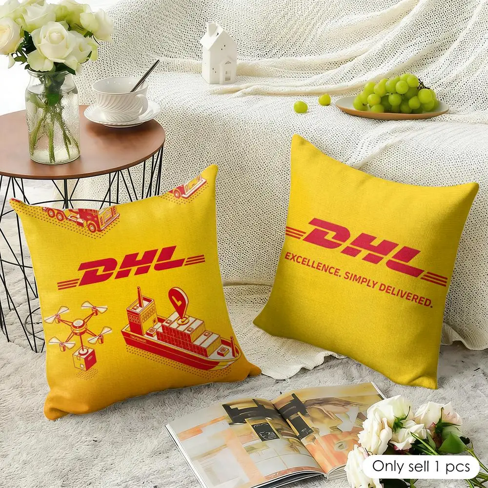 Fashion D-DHL Expess Cushion Cover Natural Linen Organic Fabric Double-Sided Printing Sofa Home Decor Gift Pillow Case