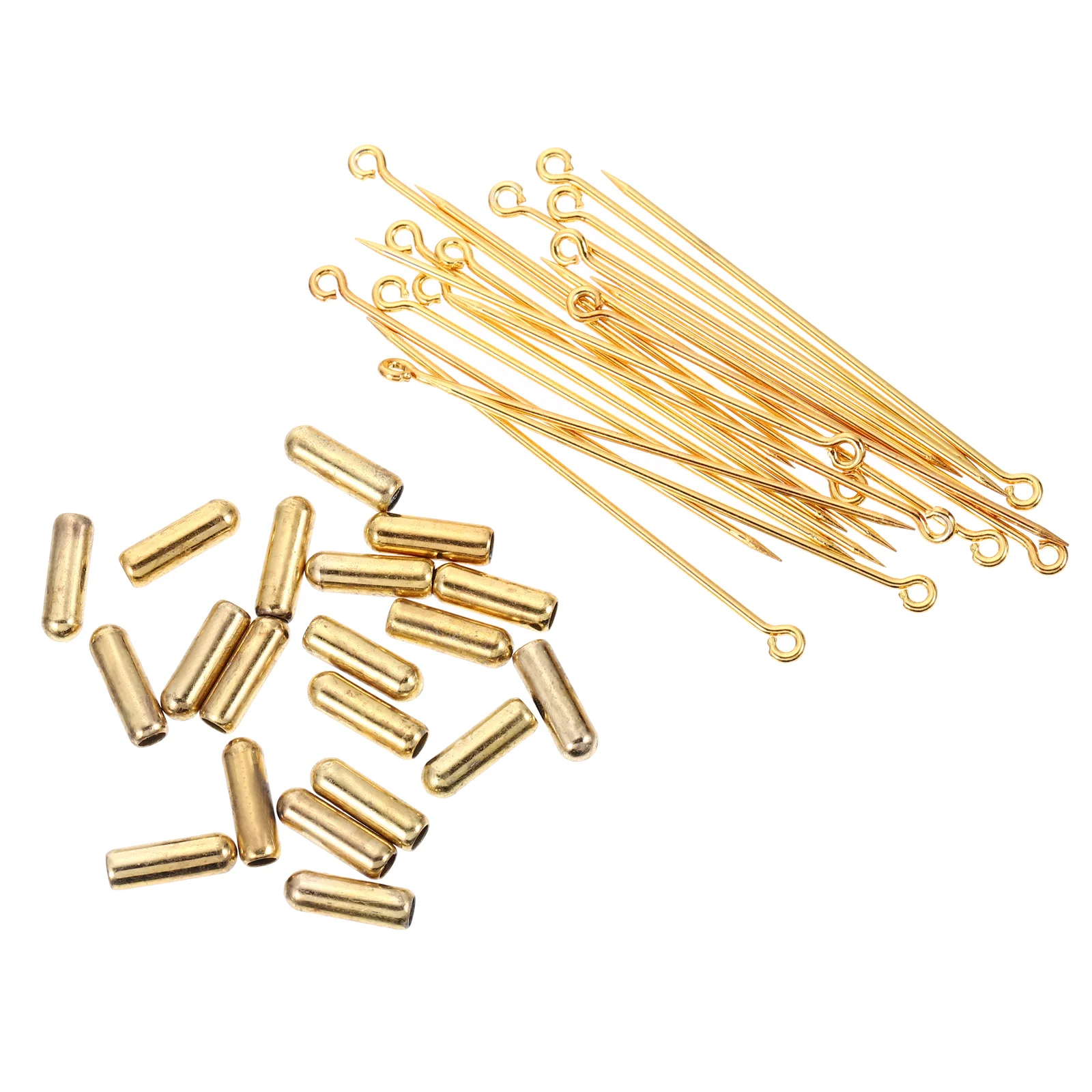 20 Pcs Accessories Slot Pin Man Remote- Control Unit Cover Sealable Copper Long Pins