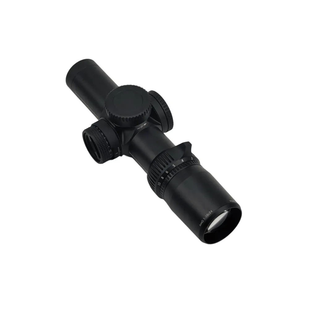 

Оптический прицел EVOLUTION GEAR AMG 1-10x24 FFP LPVO KS-1 L403A1 Style EBR-9 с сеткой, компактный тактический прицел для охоты