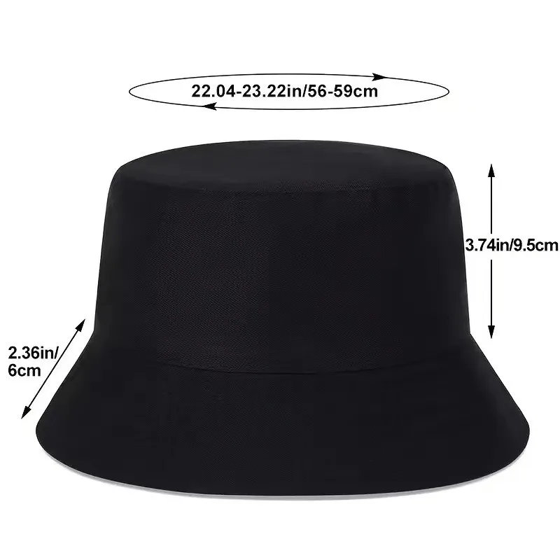 Fashion Graffiti Letters Bucket Hat For Men Women Double-sided Foldable Soft Sun Hats Outdoor Casual Fisherman Caps For Women