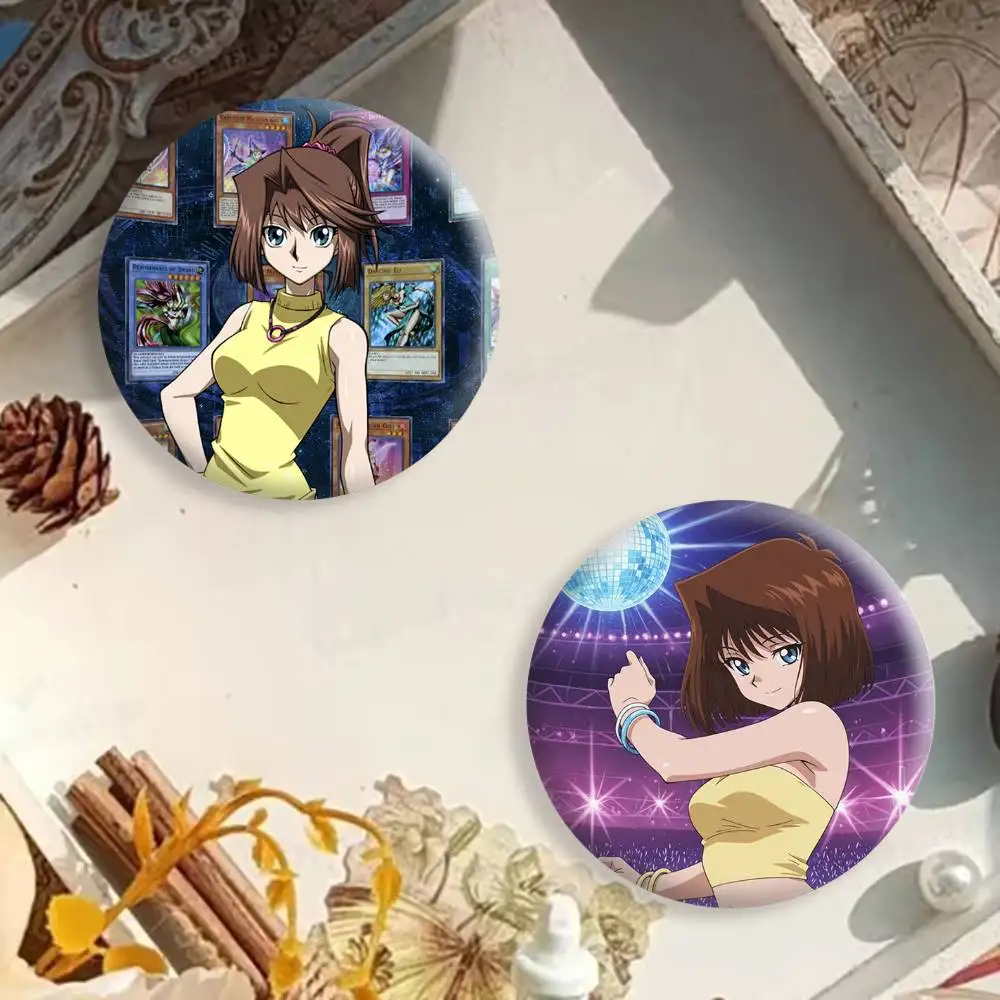 Anime Yu-Gi-Oh T-Tea Gardner Badges Creative Tinplate Button PinsBrooch Badge Clothes Backpack